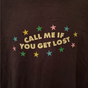 Golf Wang Brown Tee with Colorful Stars